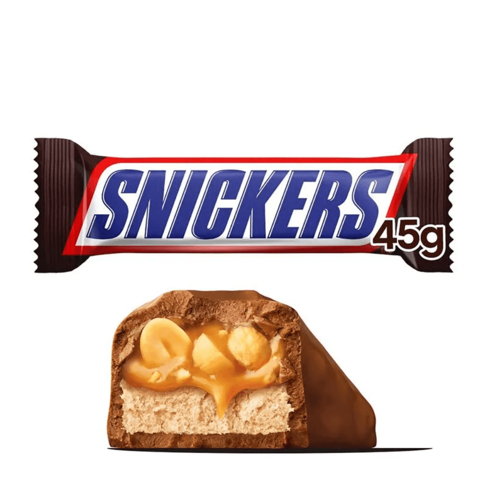 Chocolate Snickers Com Amendoim Pacote 45g